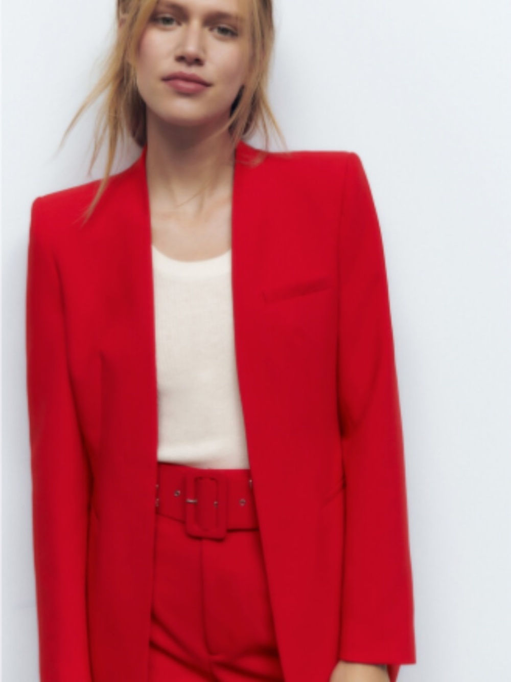 Zara Red Blazer